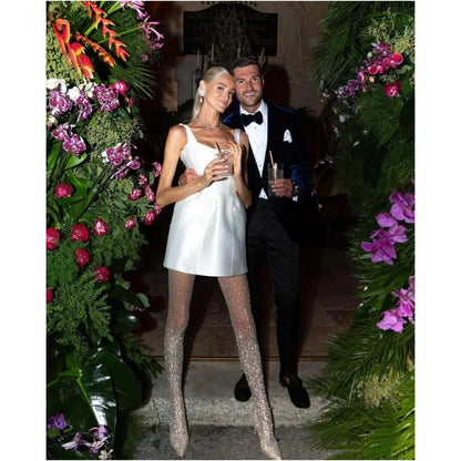 Short Wedding Dress for Woman Weddding Dresses for Women Party Wedding Evening Bespoke Occasion Dresses Robe Bride Customized