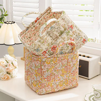 Large Capacity Fabric Storage Baskets Laundry Baskets with Easy Carry Handles Laundry Hampers