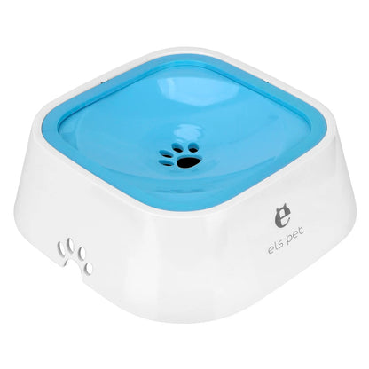 Slow Water Feeder Dispenser Carried Floating Bowl Anti-Overflow 1.5L Dog Supplies Cat Dog Water Bowl