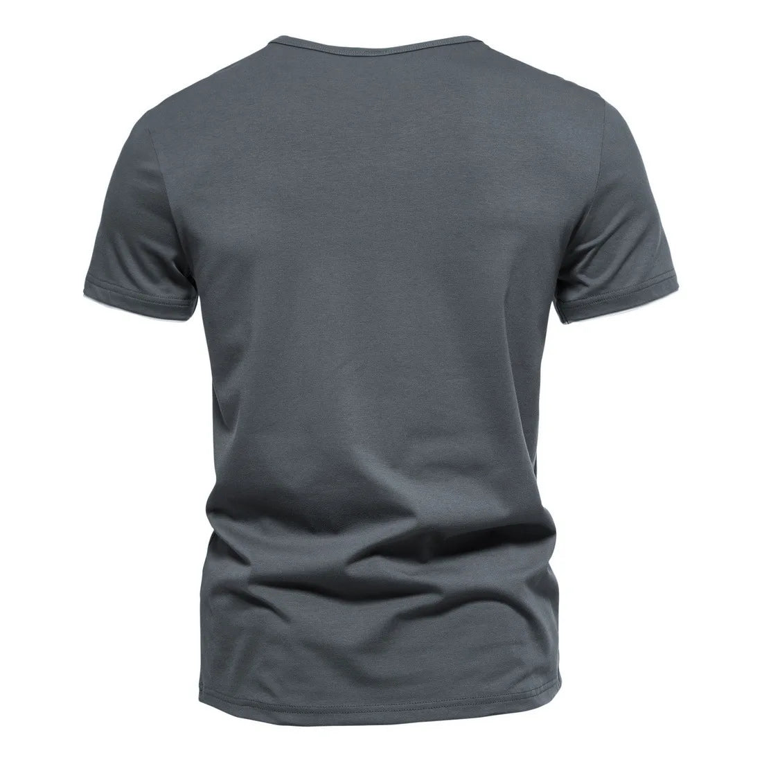 Mens T Shirt Pure Color V Collar Short Sleeved Tops Tees Men T-Shirt Black Tights Man T-Shirts Fitness For Male Clothes