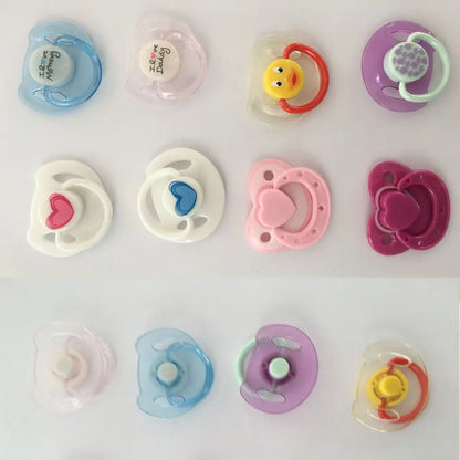 Dummy Pacifier +Magnet Nipples Magnetic Pacifiers for Reborn Baby Dolls Newborn DIY Kids Toy Cute Lovely Babies Dolls Supplies