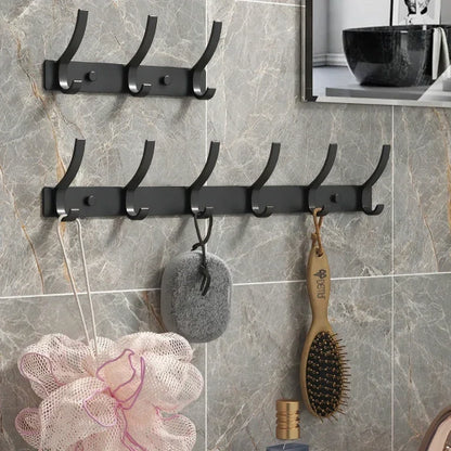 no drill Door Behind Hook Storage Wall Hanging Clothes Hanger Coat Hook Punch-free Hanger Bedroom Organizer Storage Kitchen Acce