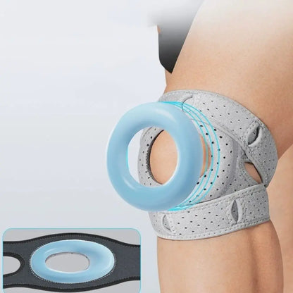 Support Gear Sports Knee Pads Breathable Adjustable Patellar Strap Enhance Joint Stability Comfortable Knee Brace Outdoor Sports