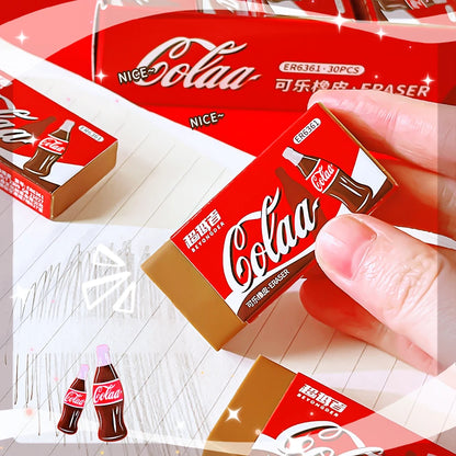 school teacher gift back to school supplies Aesthetic cute stationery Kawaii object funny erasers Drinks rubber cute things byUm