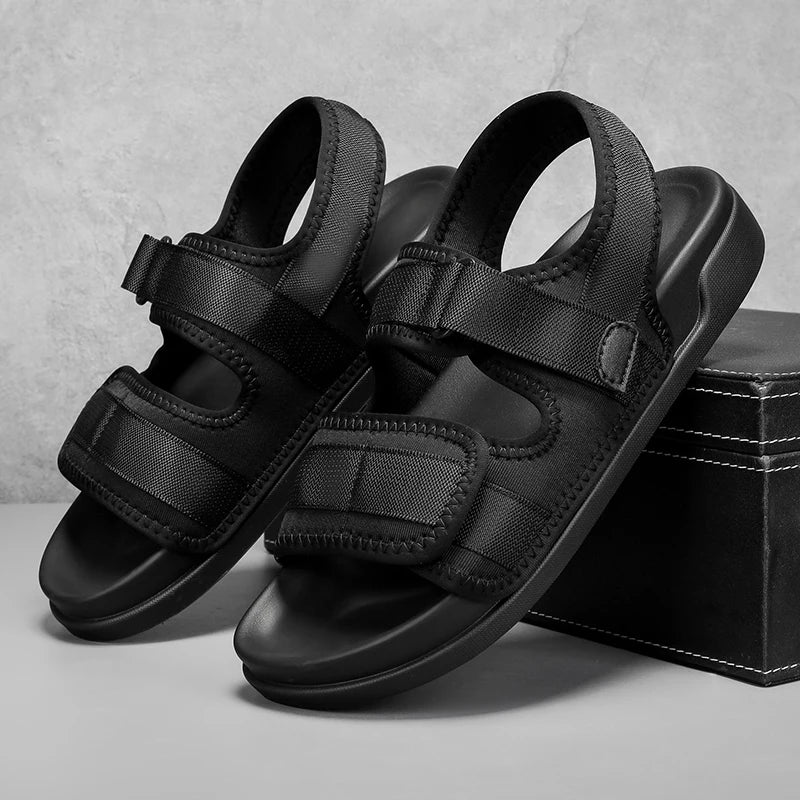 Sandals for men summer breathable cooldown men's outdoor sports leisure soft sole anti slip water wading outdoor beach shoes