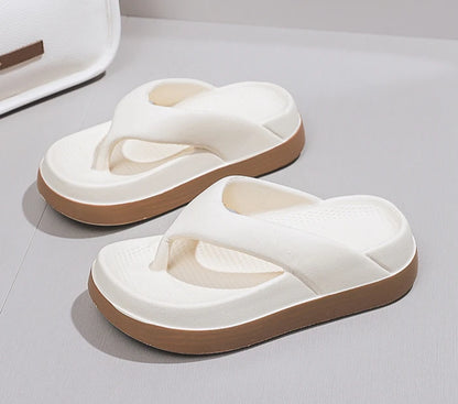 Woman Flip Flops Popular Design Shoes 2025 Trend Platform Casual Sandals Outdoor Non-slip Slippers Unique Features Flat Sandals