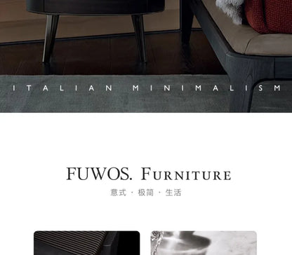 Solid Wood Creative Elliptical Bedside Table Modern Simple Night Stand for Bedroom Nightstands Storage Cabinet Bedroom Furniture