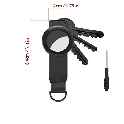 Keychain for Apple Airtag,Key holder aluminum alloy keychain compatible with Apple Airtag sale