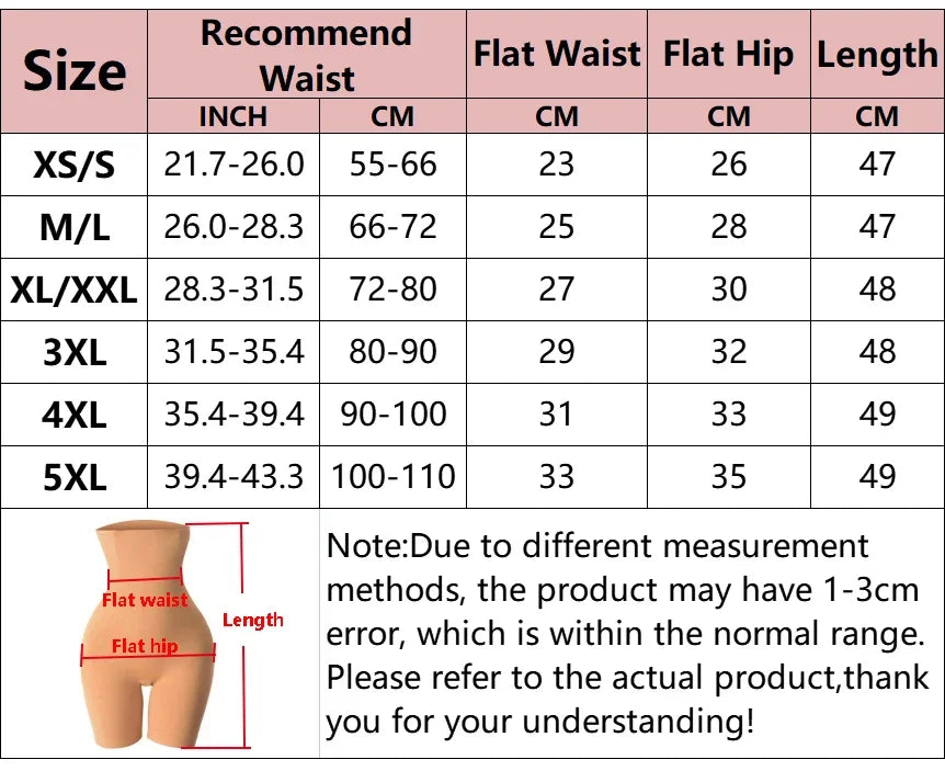 Shapewear for Women High Waist Trainer Panties Tummy Control Hip Butt Lifter Shorts Slimming Sheath Ladies Mid Thigh Body Shaper