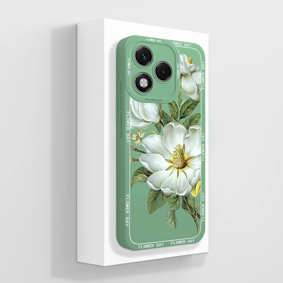 For Honor 400 Lite Case Simple Butterfly Soft Liquid Silicone Full Protection Back Cover For Honor 400Lite 5G Phone Protectors