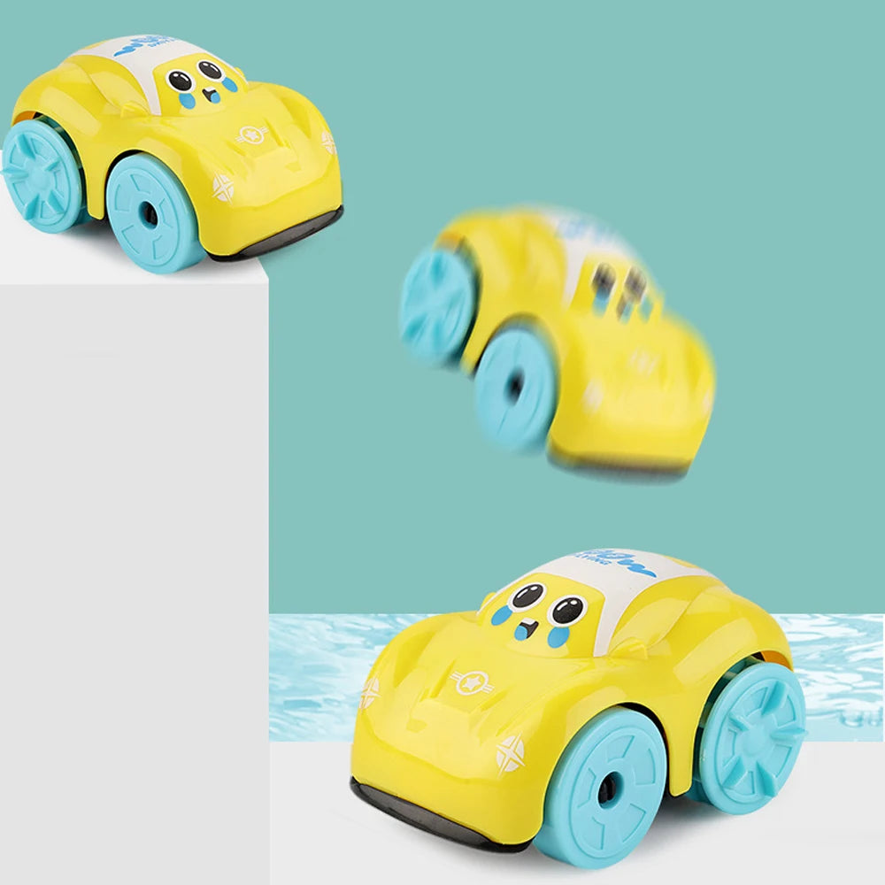 Baby Bath Toys Children Bathing Cute Swimming duck Water Playing Toys Clockwork Car Cartoon Vehicle Baby Bath Toy for Kids Gift