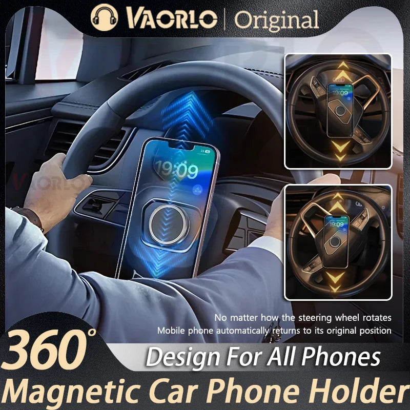New Magnetic Car Phone Holder Mount Without Gravity Mobile Cell GPS Magnet Suction Support In Car Bracket Stand For All Phones