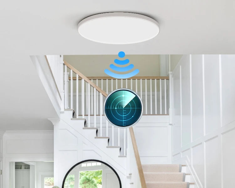 Large Smart Sensor Lights Led Ceiling Lamp with Motion Sensor Household Fixture Waterproof Bathroom Lamp Radar Sensor LED Lustre
