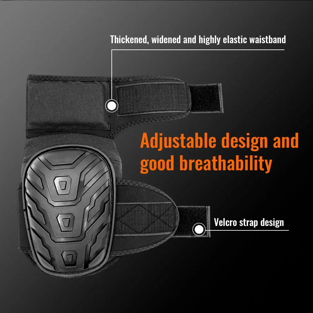 New Professional Heavy Duty EVA Foam Padding Knee Pads with Comfortable Gel Cushion and Adjustable Straps for Working, Gardning