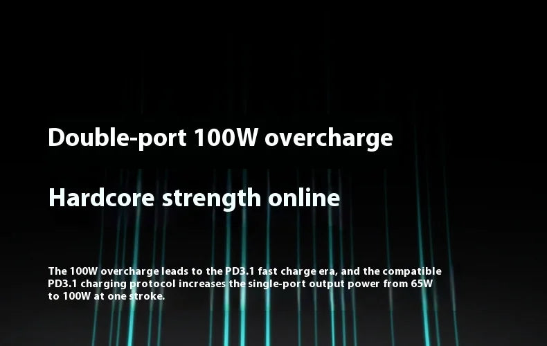 New PD100W Power Bank 30000mAh Large Capacity Two-way Fast Charging Portable Powerbank Laptop External Spare Battery for Macbook