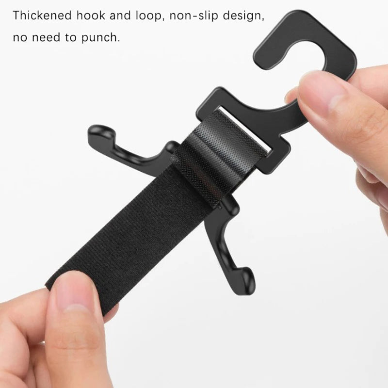 Car Headrest Hooks Auto Back Seat Hanger For Wallet Purse Shopping Bag Hook Car Rear Seat Hanging Holder Interior Organizer
