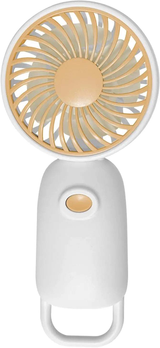 Mini Portable Fan Cute Handheld USB Rechargeable Battery Operated Lightweight Small Personal Fans with 3 Speeds for Outdoor