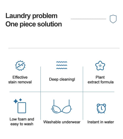 180Pcs Laundry Tablets Strong Decontamination Laundry Detergent Sheet Underwear Clothes Cleaning Detergent Laundry Bubble Paper