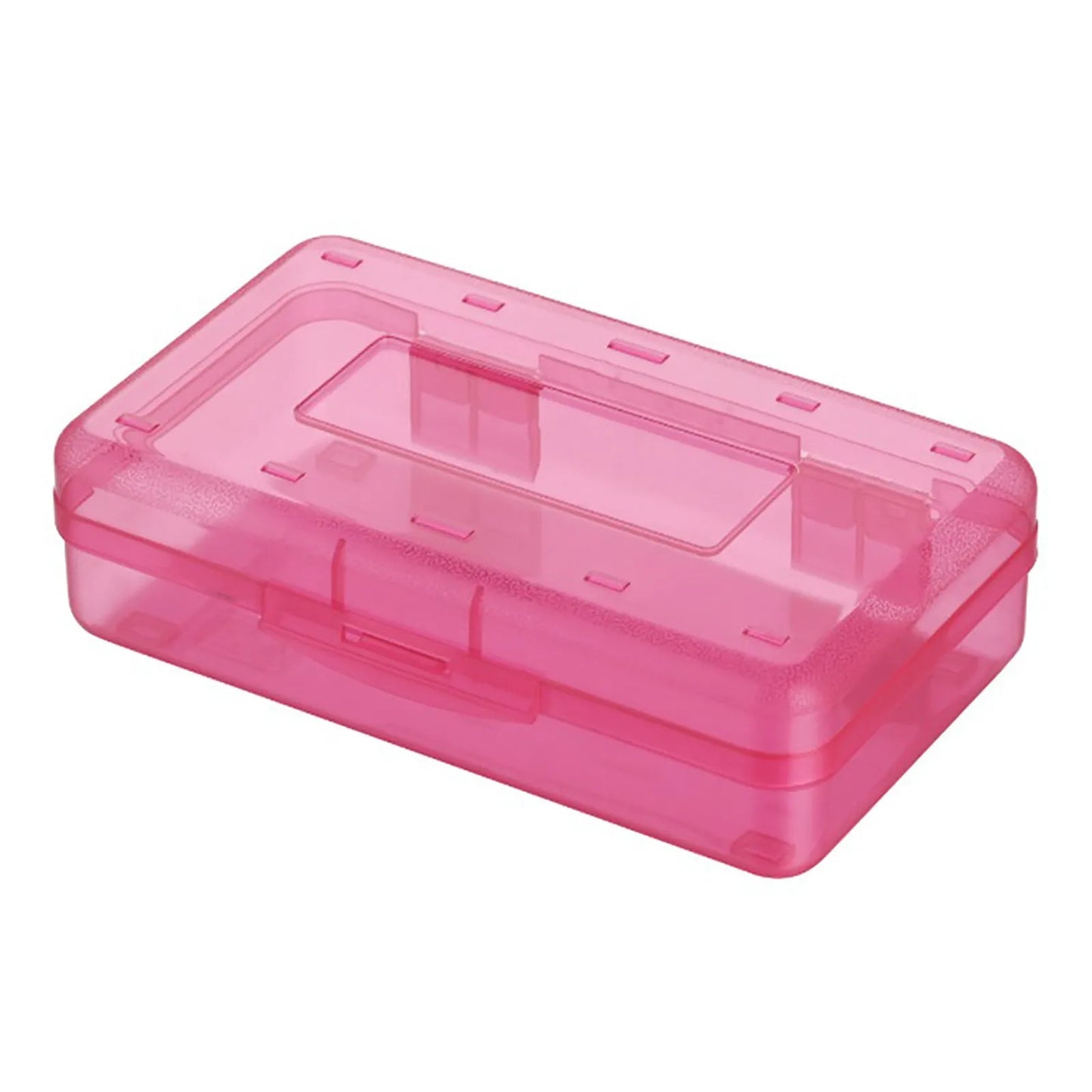 Plastic Transparent Pencil Case Large Capacity Multifunctional Student Stationery Storage Box Student Pencil Case