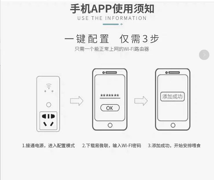 Pet feeder, fully automatic timed feeding, 12 volt DC discharge machine, remote for chickens