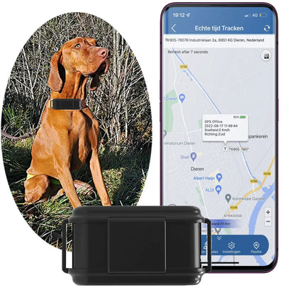 Pet GPS Tracker Hunting Dog 4G GPS Tracker for Animal Hound Dog GPRS Locator 3000mAh Battery Waterproof Free Web APP