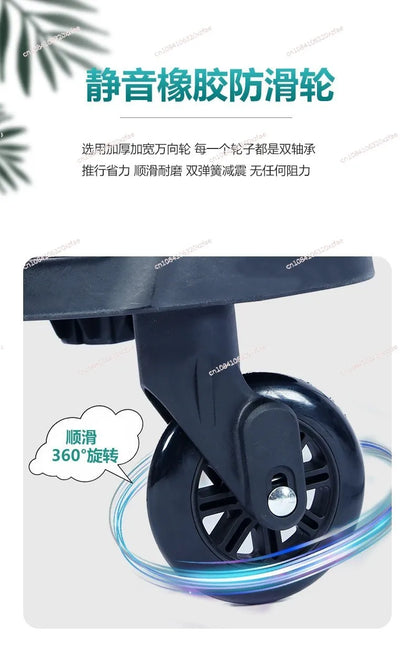 Innovative Baby Stroller Add - on: Auxiliary Pedal & Seat Combo for Hassle - Free Outings with Two Kids