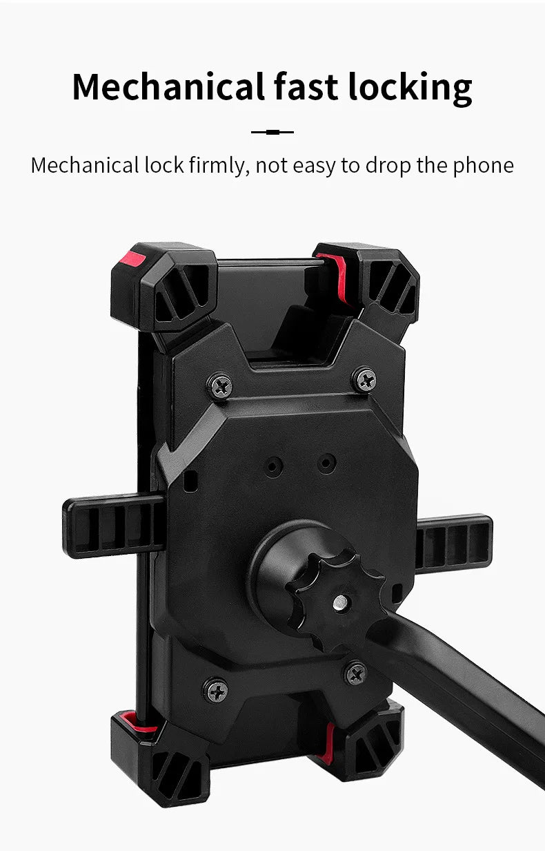 Bicycle Mobile Phone Holder Electric Bike Motorcycle Phone Stand Ride Navigation Mobile Phone Rack Phone Holder Support