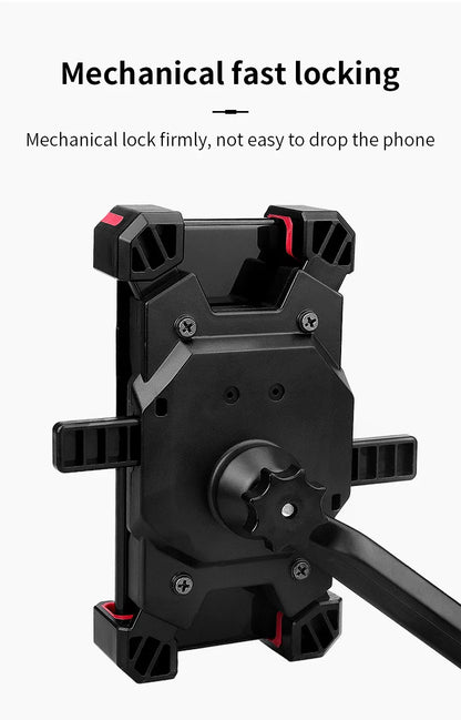 Bicycle Mobile Phone Holder Electric Bike Motorcycle Phone Stand Ride Navigation Mobile Phone Rack Phone Holder Support