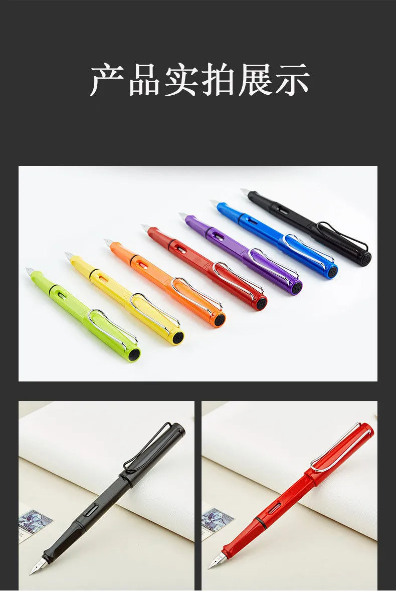 1PC 0.5mm Clear Pointed Writing Practice Pen Student Standing Pen Stationery Student Supplies Pen and Ink Student Supplies