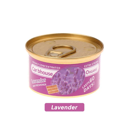 Car Air Freshener: 12 Kinds Scent | Organic Cans | Odor Eliminator Essential | Long-Lasting | Strong Fragrance | For Home/Toilet