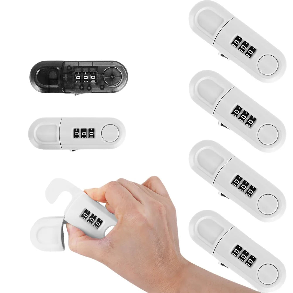 Fashion Anti-theft Drawer Password Lock Multi-function Plastic Cabinet Door Safety Lock DIY Children Protector Drawers