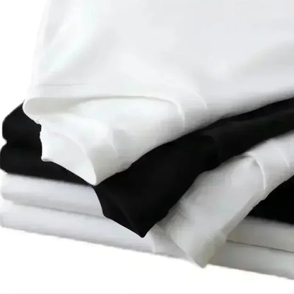 Trendy short-sleeved T-shirts for men and womenwith colorful letter printsare fashionabletrendycasual and comfortable tops