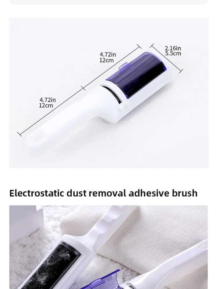 Clothes Lint Remover Electrostatic Brush Portable Coat Sweater Dry Cleaning Lint Removal Brush Pet Sticky Lint Remover