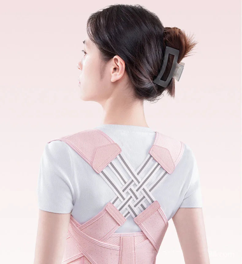 Posture Corrector for Hunchback & Spinal Alignment  Adjustable Upper Back Brace with Breathable Strap Orthopedic Posture Trainer