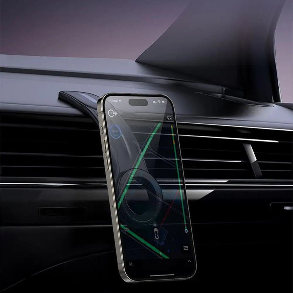 Car Magnetic Phone Holder  Stable Strong Magnet Adjustable Phone Holder Bendable Mobile Mount for Truck, Vehicle, Auto Driving