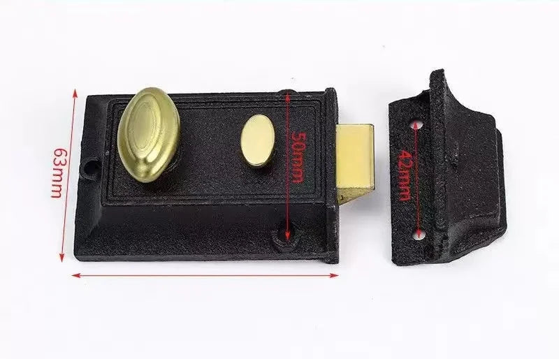 Indoor and outdoor door lock hand lock Double safety 6140 door lock