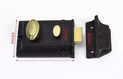 Indoor and outdoor door lock hand lock Double safety 6140 door lock