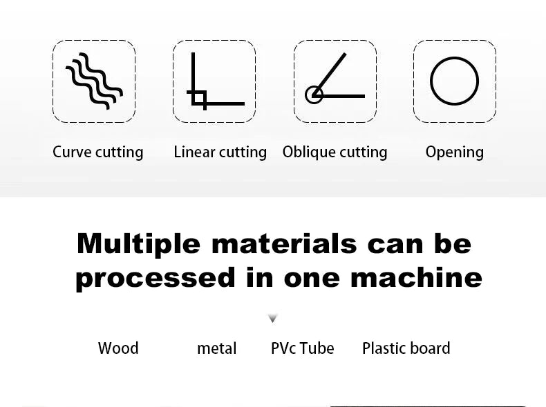 Electric Curve Saw Woodworking Saw Electric Saw Household wooden Board Cutting Machine Reciprocating Saw Small Handheld woodwork