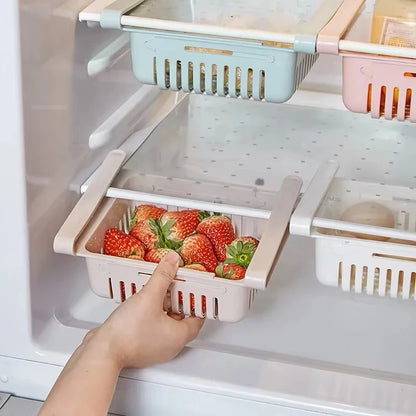 Fridge Organizer Storage Box Creative Multifunctional Refrigerator Drawer for Fruit Egg Food Plastic Storage Container Shelf