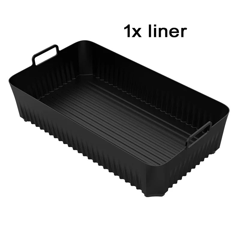 Silicone Air Fryer Liners for Ninja AF500UK 10.4L Air Fryer Silicone Liner for Ninja Air Fryer Accessories