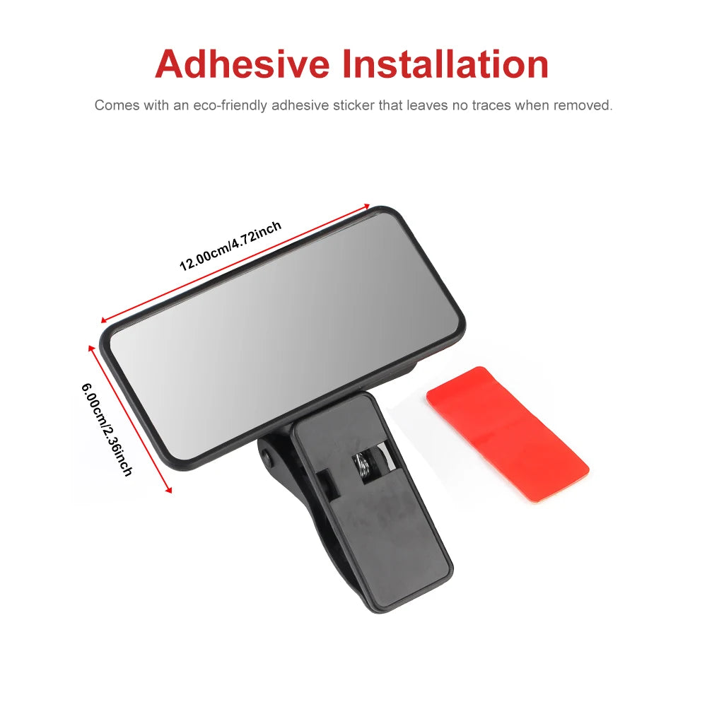 Shatterproof 360 Degrees Rotatable Child Observation Mirror Car Mirror Adjustable Car Interior Rear View Mirror Adjustable