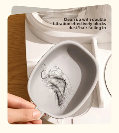 Pet automatic drinking water feeder Integrated large capacity dry and wet separation Ceramic bowl Stainless steel bowl