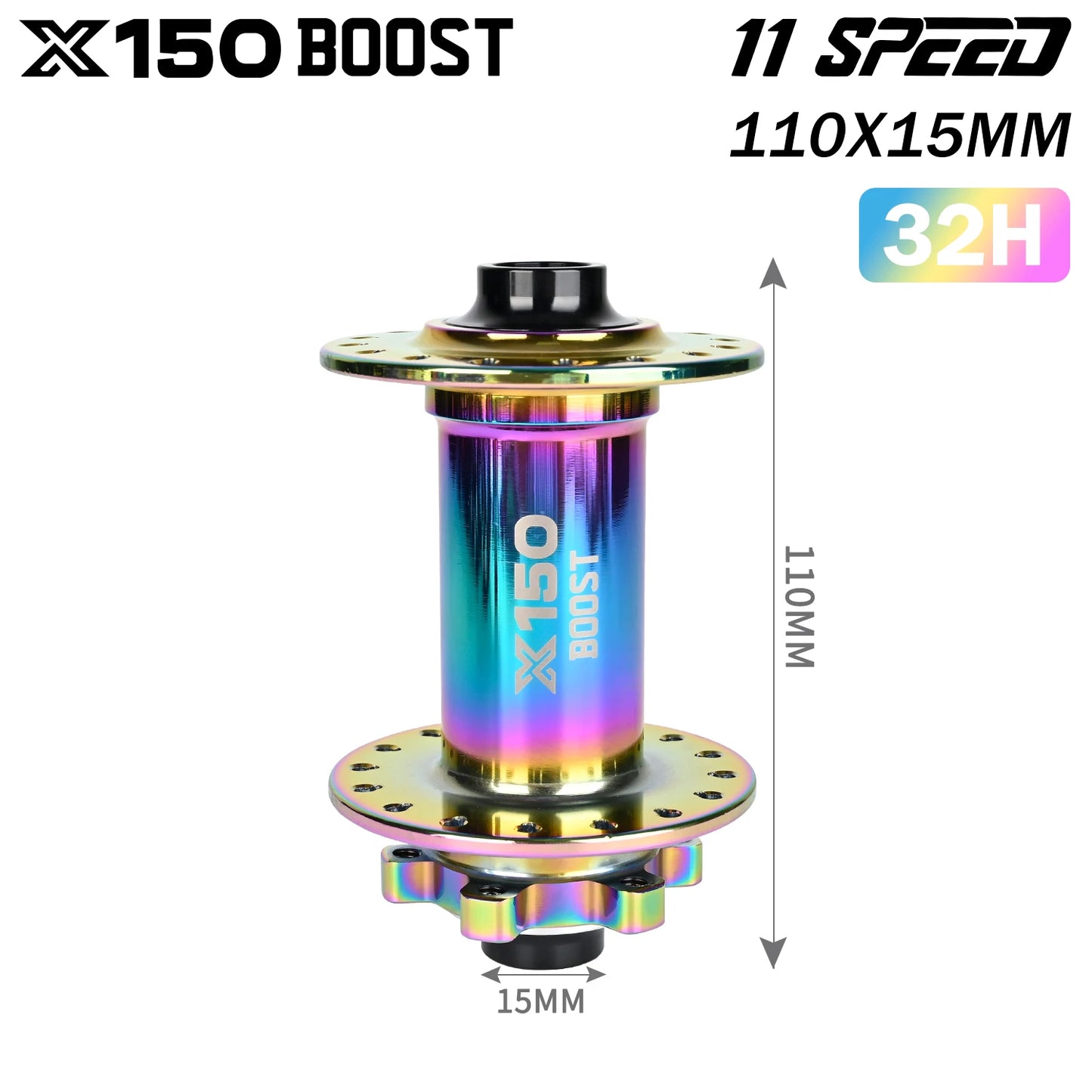 Nanlio Bicycle hubs X150 BOOST 6 Pawls 150T Noise 4 Bearing Hubs 110x15 148x12MM 8 9 10 11 12 Speed MTB Bike Hubs 28/32 Holes