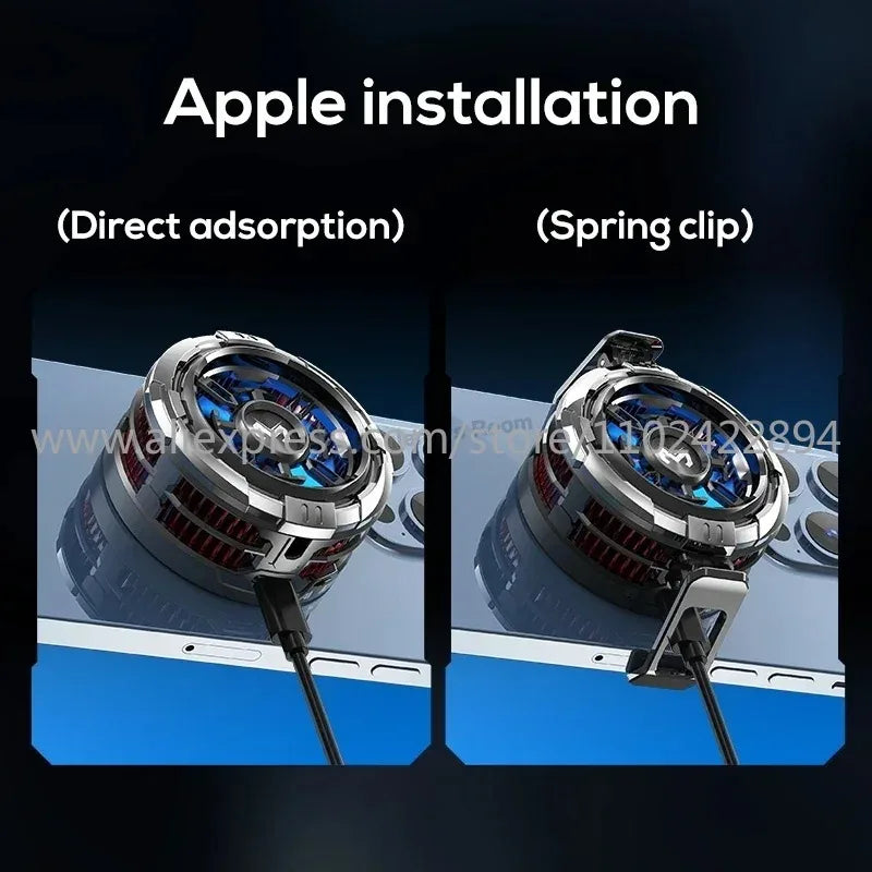 MEMO CX08, 2 in 1 Thermoelectric Phone Cooler and Wireless Charger, Semiconductor-Based, for iPhone & Android Phones