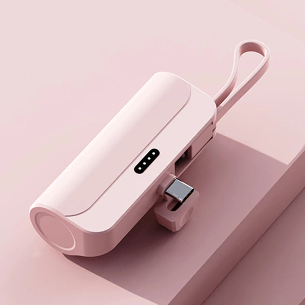 Mini Power Bank 5000mAh Portable Mobile Phone Charger External Battery Power Bank Plug Play For iPhone Samsung Xiaomi Power Bank
