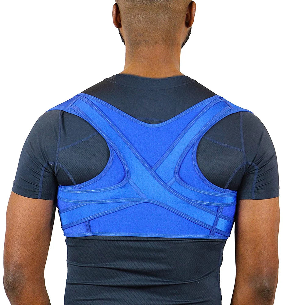 Posture Corrector Adjustable Upper Back Brace Breathable Back Support Straightener for Neck Shoulder Clavicle Lumbar Pain Relief