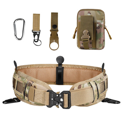 Tactical Battle Belt Set, Molle Belt,Tactical Shooting Belt,Tactical Battle Belt Utility Belt Men Tactical Belt Women Duty Belts