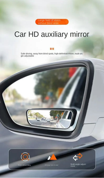Rearview mirror small round mirror Car reversing artifact Parking reflex assist blind area 360 degrees wide Angle ultra clear ca