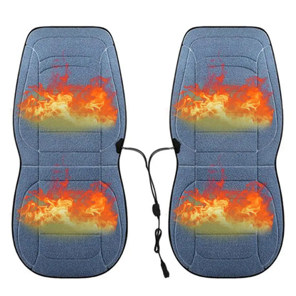 2pcs Car Driver Heated Seat Cushion Universal Auto Heated Seat Covers Seat Car Heater Cushion Fast Heating Cars Seat Heating Pad
