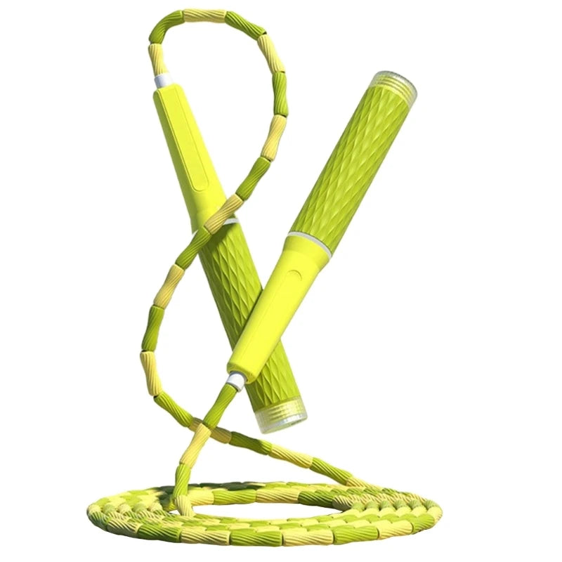 Beads Skipping Rope, Fitness Jumping Rope for Kids, Man and Women Tangles Frees Segmented Adjusted Length Jump Rope